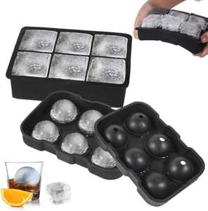 Bpa Livre Logotipo Personalizado Bandeja De Cubo De Gelo Esfera De Silicone Fabricante Quadrado Grande Com Tampa Moldes De Gelo para Whisky Cocktail Bourbon - Product Image 3