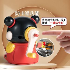 Sacapuntas Dingbang Nezha de 6-8 mm con manivela manual para niños, diseño de dibujos animados - Product Image 2