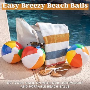 Pelota de Playa Clásica con Logotipo Personalizado, Juguetes Inflables para Piscina, Juegos para Adultos y Niños, Artículos para Fiestas de Cumpleaños, Set Combinado - Product Image 3
