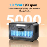 Centrale Électrique Portable Intelligente 1200W avec Application, Onde Sinusoïdale Pure, 1kWh, Charge Rapide Bidirectionnelle, Générateur Solaire en Gros pour le Camping