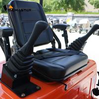 Mini-excavatrice compacte de 1,2T avec moteur Briggs & Stratton, bras pivotant latéral, homologuée EPA pour les marchés des États-Unis, du Canada et du Mexique