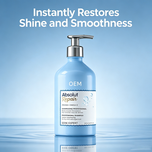 Shampooing Professionnel Réparateur <span class=keywords><strong>Absolut</strong></span> OEM 500ml (16.9oz), Lavage Instantané Rénovateur aux Protéines et Oméga-9 pour Cheveux Secs et Abîmés - Product Image 3