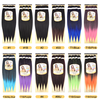 Orientare nuovi dread sintetici morbidi pre stirati capelli treccia ombre colore uncinetto jumbo intrecciatura capelli eazy treccia cabelo sintetico