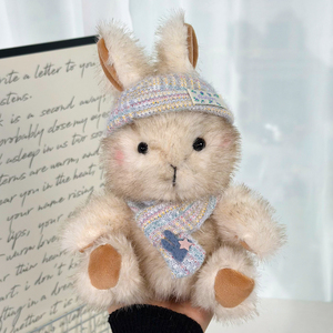 Coniglietto di Pasqua 6 Pollici Vestito Seduto Giocattoli di Peluche a Forma di Coniglio Bambole di Peluche Tascabili Giocattoli Regalo Vendita Calda Mini <span class=keywords><strong>Visone</strong></span> - Product Image 1