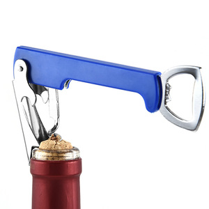 Sacacorchos multifuncional Xuan Rui de 12,4*3,5 cm, abridor de botellas para vino, cerveza, uso doméstico, azul - Product Image 1