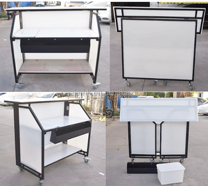 Mesa de Bar Plegable Multiusos Compatible con Carritos Portátiles para Eventos y Servicios de Catering - Product Image 2