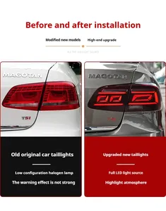 FT xe đèn cho VW Passat <span class=keywords><strong>magotan</strong></span> B7 đèn hậu 2012-2016 Led Đuôi Đèn năng động lần lượt tín hiệu ánh sáng xe đèn hậu lắp ráp - Product Image 6