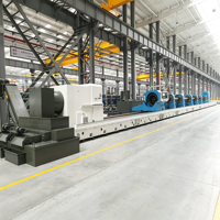 Machine de perçage horizontal CNC à prix abordable et de perçage automatique pour trous profonds, 6 m, haute efficacité, pompe à moteur à engrenages 220 V