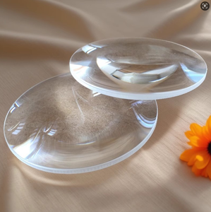 Atacado Premium Vidro Óptico <span class=keywords><strong>Plano</strong></span> Convexo Lentes 27.4mm para Precisão Ampliação Óculos lentes - Product Image 1