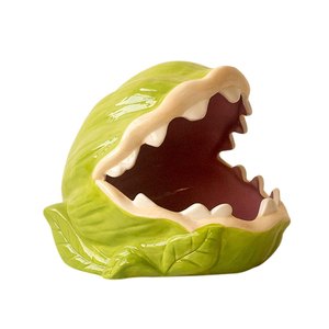 Porta Caramelle a Forma di Bocca Aperta, Contenitore per Dolcetti di Halloween, Organizzatore per Chiavi, Porta Caramelle per Dolcetto o Scherzetto - Product Image 1