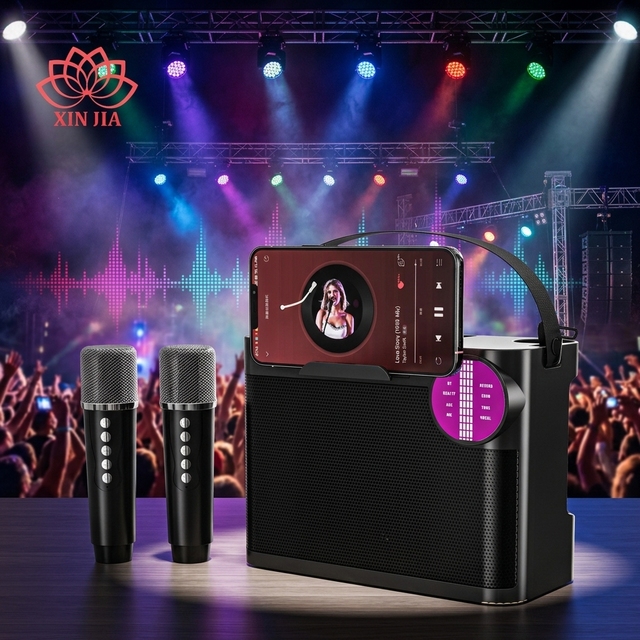 Wholesale Factory Home Party Memory Card Support Woofer Karaoke Machine A925 Portable Wireless for V5.3 Speaker 2 Mic IPX2