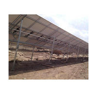 Hoogliggend, thermisch verzinkt montage systeem voor zonne-energiecentrales, landbouw PV-structuur, windbelasting 56M/S, sneeuwbelasting 2.4kN/M
