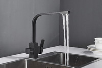 Robinet de cuisine avec filtre à eau 3 en 1 à double poignée, robinets de cuisine, robinet d'évier