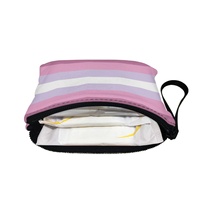 Porte-monnaie zippé en toile de polyester personnalisé, thème gay Bigender (orienté féminin), pour les trajets quotidiens et les excursions.