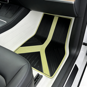 <span class=keywords><strong>Tappetini</strong></span> per Auto Tesla Model 3 2017-2025, Protezione Impermeabile in PVC per Tutte le Stagioni, Bordo Esteso 3D, Set da 3 Pezzi Anteriori - Product Image 2