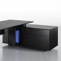 Nouvelle arrivée, bureau de direction moderne pour PDG, ensemble de bureau complet, design de poste de travail en forme de L, modulaire, sain, garantie de 5 ans, patron