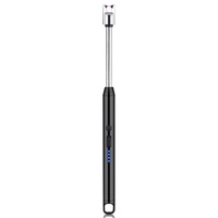 Allumeur de cuisine USB rechargeable du fabricant en gros Briquet d'interface Tpe-C Coupe-vent Arc Pulse Ignition Metal Material