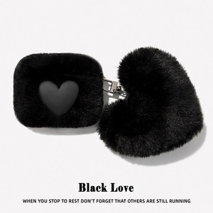 <span class=keywords><strong>Coque</strong></span> en TPU souple en peluche en forme de <span class=keywords><strong>coeur</strong></span> de couleur pure Protection complète étui pour écouteurs antichoc 1 2 pour <span class=keywords><strong>Airpods</strong></span> 3 4 Pro Pro2 - Product Image 4