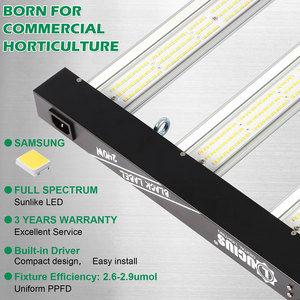 LUCIUS Black <b>Label</b> 240W Full Spectrum LED Grow Light for Indoor Plant Growth with Dimmable Control - Product Image 2
