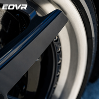 Rines EVOR Gunmetal de 2 Piezas, Pintados, 5x120 5x112, de Aluminio para Auto, para Mercedes C8 SF90, Cóncavos, de Aleación, de 16-26 Pulgadas