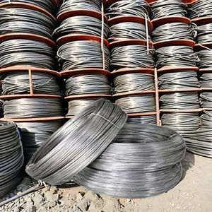 سلك فولاذي مجلفن عالي الجودة مقاس 14 و16 و18، سلك ربط مغلف بالغمس الساخن مع طلاء SWG 12 14 - Product Image 2