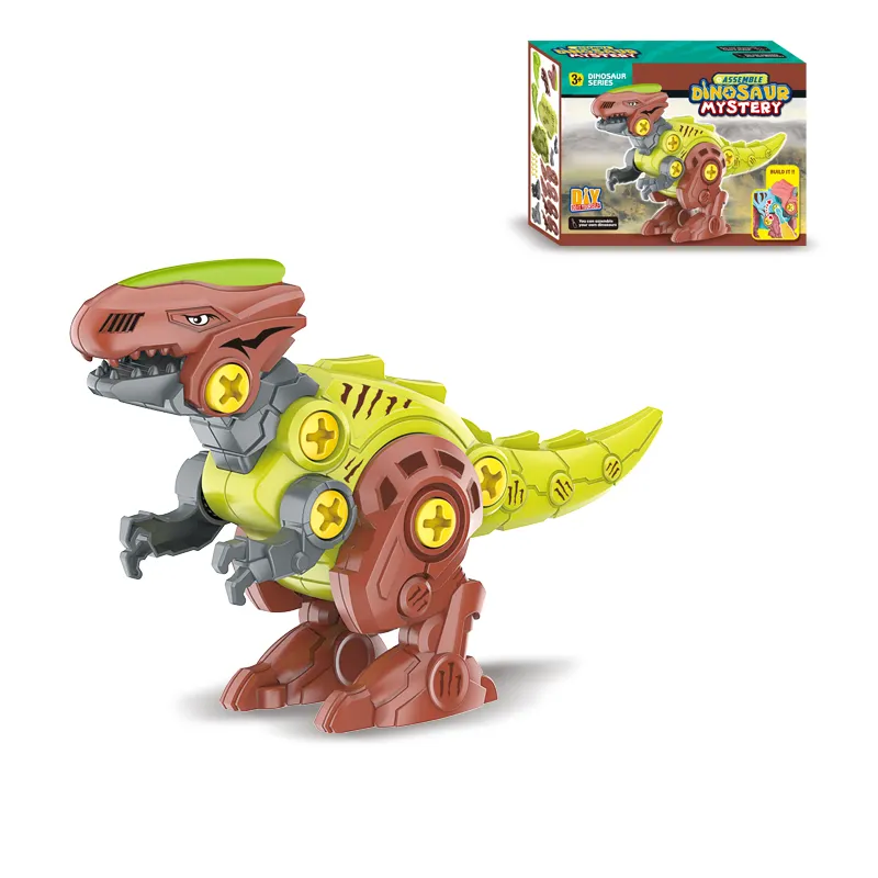 Çocuk almak eğitici oyuncaklar yapı hayvan seti çocuklar oyuncak diy dinozorlar