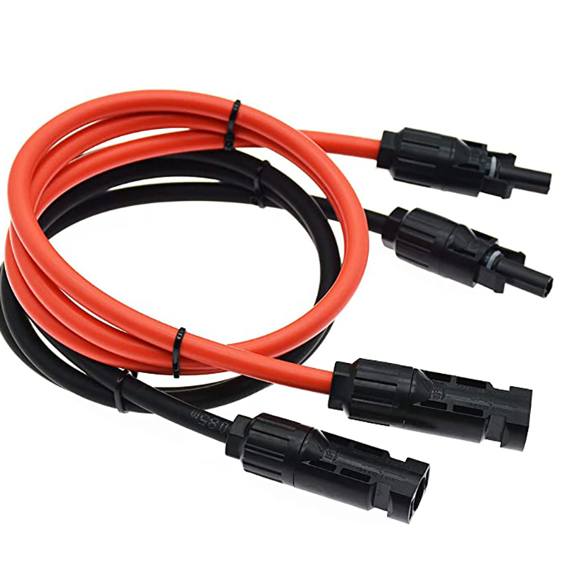 10AWG Удлинительный кабель солнечной панели штекер-гнездо Солнечный разъем для кабеля солнечной панели с комплектом инструментов адаптера. Удлинительный шнур MC4