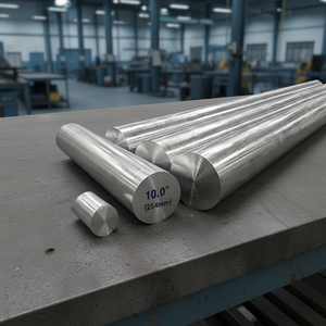 Barres d'aluminium série AA6063 norme ASTM, non secondaires, rondes, 5800 mm, finition usine, OEM pour extrusion - Product Image 4