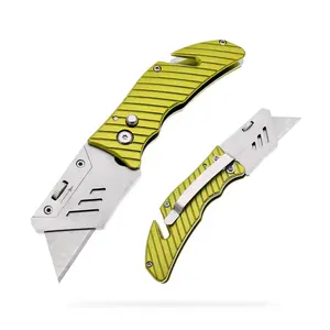 Aluminium Folding Utility Knife Leicht gewicht Kompakt Handlich Robust Box Cutter Papier Pappe Custom Design DWG 3D Print Original