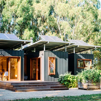 Maison préfabriquée de 20 pieds entièrement meublée, une chambre, extensible, maisons en conteneurs d'expédition