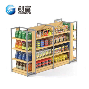 Scaffale Metallico Robusto a Doppio Lato Personalizzabile Modello 3-A22 OEM per Supermercati, Negozi di Cosmetici, Tabacchi e Alimentari - Product Image 2
