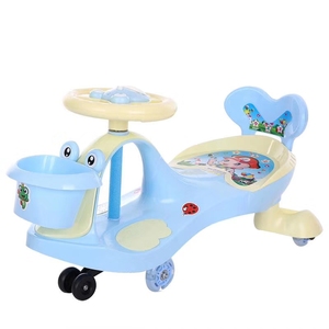 2019 nuevo diseño niños bebé giro coche con luz y música paseo en el juguete - Product Image 1