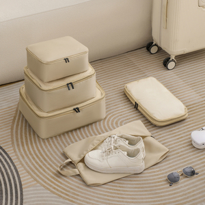 Ensemble de pochettes à bagages de voyage 6 pièces 8 cubes d'emballage de haute qualité compressibles avec logo personnalisé sacs <span class=keywords><strong>organisateur</strong></span> de <span class=keywords><strong>valise</strong></span> - Product Image 2