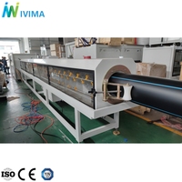 Machine d'extrusion de tube de tuyau de gaz d'eaux usées de drainage d'alimentation en eau de plastique PP PE PPR HDPE polyéthylène
