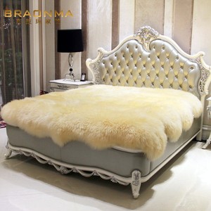 Braonma Wool Mattress Pad 1.8m Thick Warm Sheepskin <b>Bedding</b> Home Use - Product Image 3