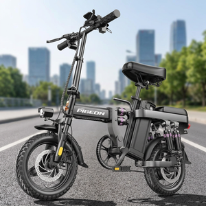 Vélo électrique pliable Flying Pigeon 24 vitesses, cadre en alliage d'aluminium, moteur avant, batterie lithium, électronique 48V, ultra léger - Product Image 2