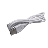 USB-A 마이크로 USB 5핀 브레이드 PVC 케이블 4코어 22AWG 순수 구리 2A 고속 충전 화이트/블랙 1M 보증기간 12개월 파워 뱅크용