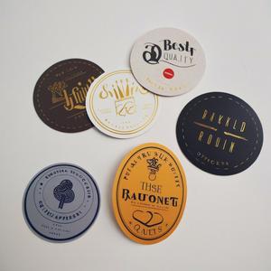 Posavasos con logotipo personalizado HG4524, papel grueso, posavasos de papel en relieve personalizado, posavasos para restaurante, almohadillas de papel - Product Image 6
