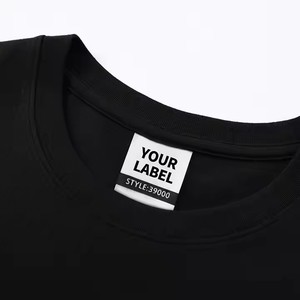 Camiseta Ligera para Hombre BY39000, 100% Algodón, 26 Hilos, Tejido Liso Peinado, Logotipo Personalizado OEM, Talla Grande, 100% Algodón - Product Image 5