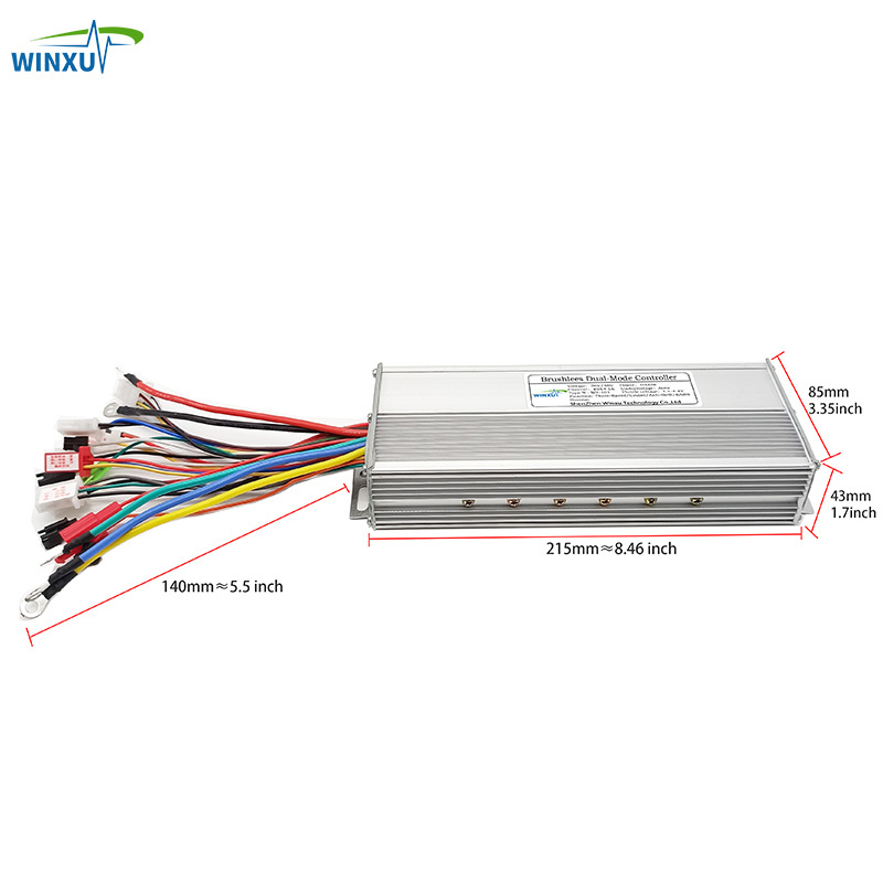 48V 60V 64V 72V 1000W 1500W Electric Controller Dual Mode Drive E-Bike Brushless Motor Controller - 13