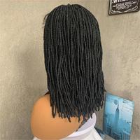 Perruque synthétique tressée Blue ZOO 14 pouces, fausses locks, dreadlocks, densité 180%, fibre haute température pour femmes