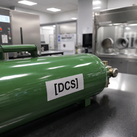 Bouteille de gaz en acier haute pression DCS Dichlorosilane de qualité 4N pour précurseur de source de silicium 3D NAND et DRAM