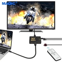 Équipements Audio vidéo OEM 4k 5 en 1 sortie commutateur hdmi 5x1 commutateur hdmi 5 ports avec télécommande IR