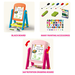 Grappige Dubbelzijdige Kinderen Leren Speelgoed Educatief Magnetisch Tekenbord Schrijfbord Voor Kinderen - Product Image 4