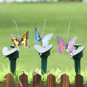 Giocattolo Decorativo Elettrico Solare a Forma di Farfalla e Colibrì in Plastica per Giardino - Product Image 3