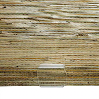 Stores automatiques intégrés en jute (75%) et bambou (25%) pour fenêtres à la française |   Anti-UV, style romain, respectueux de l'environnement, adapté aux enfants