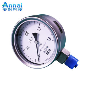Brady Pressure <b>Gauge</b> YTH-100 Stainless Steel 100mm 0-60mpa Shock Resistant - Product Image 2