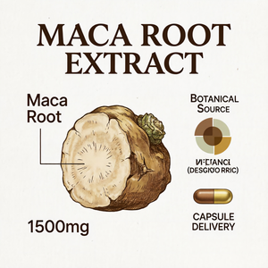 Capsules de racine de Maca OEM ODM, HACCP ISO22000, 60 capsules, 1500 mg par portion, 3 capsules par jour, à base de plantes - Product Image 5