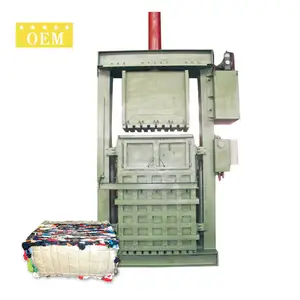Hydraulic Used Textile Clothe Cloth Baling Baler Machine