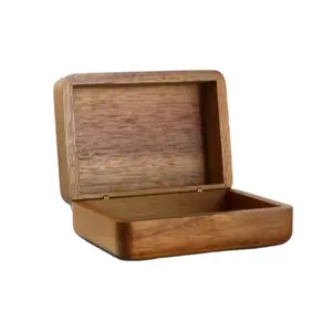 Natural Acacia Wood Soap Holder Wooden Soap Saver Wood Soap Tray for Bathroom Shower Travel